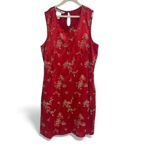Jonathan Martin Red Floral Dress